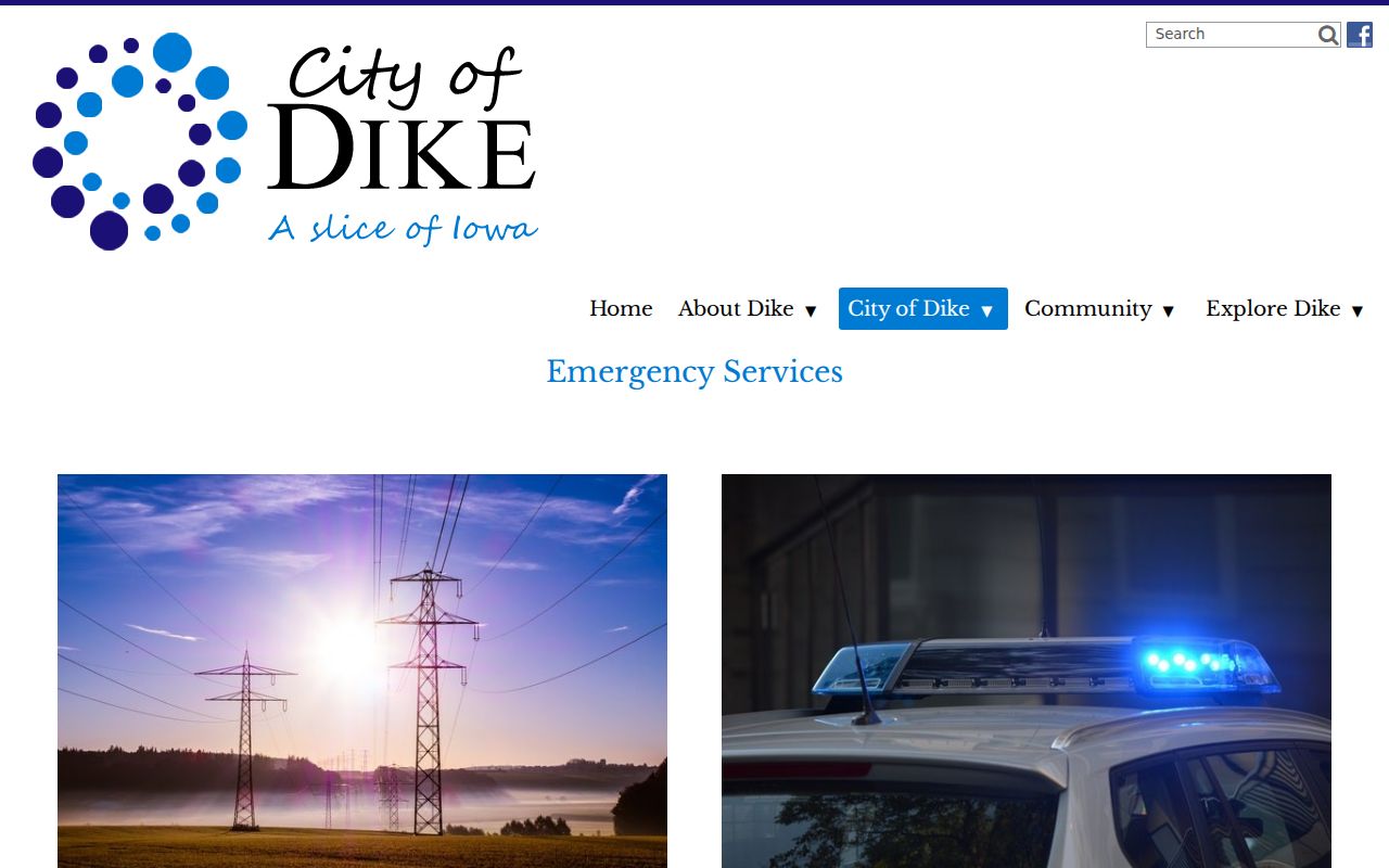 Dike warrant records sheriff contact route